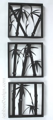Ashbee Design Silhouette Projects Bamboo Silhouette Wall Art